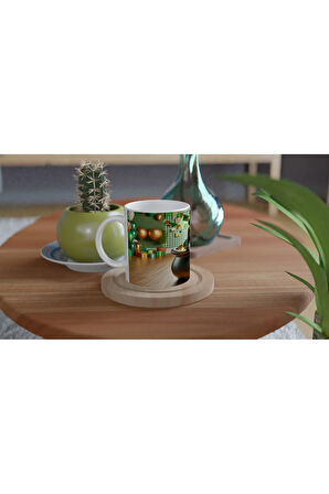 Şans Tenceresinde Basset Hound Temalı Baskılı Kupa Bardak