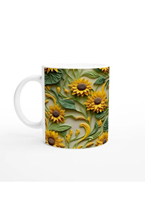 Güneşin Işıltısıyla Ayçiçeği Kupa