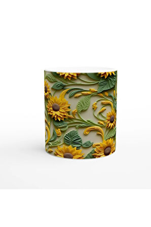 Güneşin Işıltısıyla Ayçiçeği Kupa