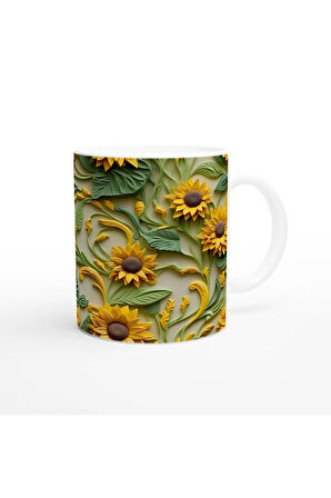 Güneşin Işıltısıyla Ayçiçeği Kupa