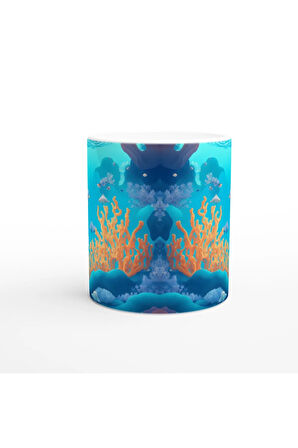 Tropik Mercan Bahçesi Kupa Bardak