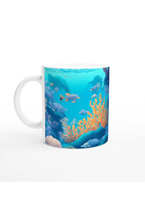 Tropik Mercan Bahçesi Kupa Bardak