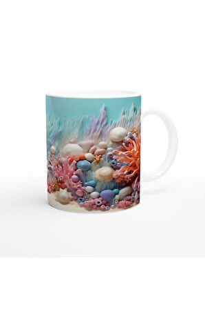 Deniz Kabuğu Bahçesi Kupa Bardak