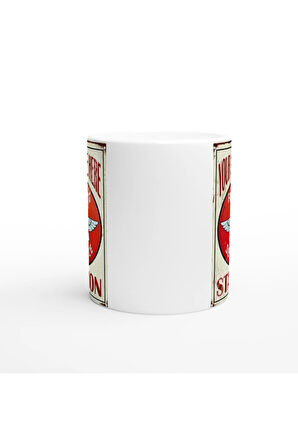 Flying A Servis İstasyonu Retro Baskılı Kupa Bardak