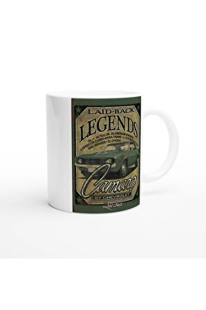 Laid-Back Camaro Efsanesi Temalı Retro Kupa Bardak