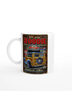 Woodie Garaj Servis Temalı Retro Kupa