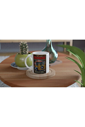 Woodie Garaj Servis Temalı Retro Kupa