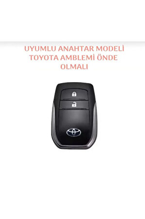 TOYOTA HiLUX ANAHTAR KILIFI (SADECE HİLUX İLE TAM OLARAK UYUMLUDUR) 2.RESİME BAKINIZ