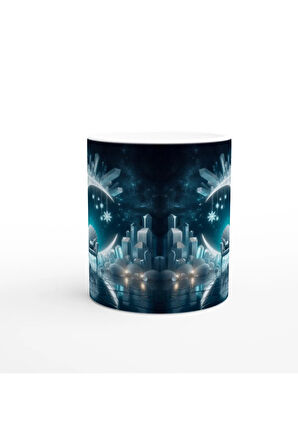 Yengeç Burcu Baskılı Kahve Kupası - Büyülü Kristal Mağarası Temalı Vs3