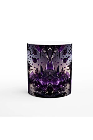 Akrep Burcu Baskılı Kahve Kupası - Büyülü Kristal Mağarası Temalı Vs3