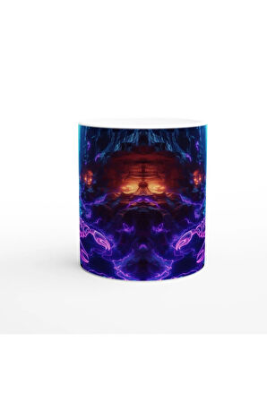 Akrep Burcu Baskılı Kahve Kupası - Astral Denizaltı Dünyası Vs1