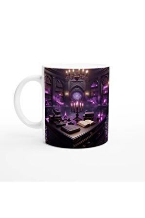 Akrep Burcu Baskılı Kahve Kupası - Zodyak Kütüpanesi Vs4