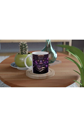 Akrep Burcu Baskılı Kahve Kupası - Zodyak Kütüpanesi Vs4