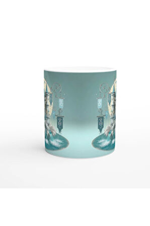 Yengeç Burcu Baskılı Kahve Kupası - Burçlar Krallığı Şatosu Vs3
