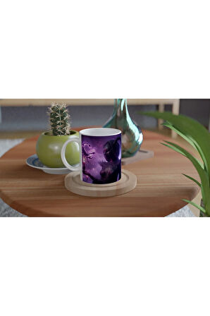 Akrep Burcu Baskılı Kahve Kupası - Zodyak Maskeli Balo Vs4