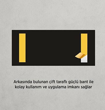 Wooden Serisi Wc Yönlendirme Tabelası