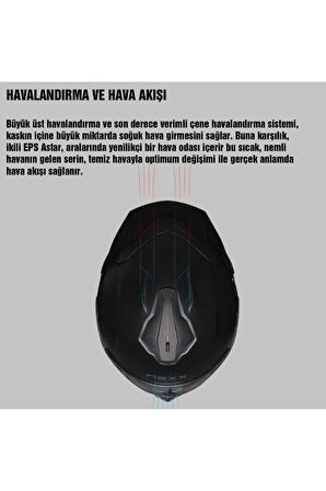 Y.100r Baron Mat Siyah Kask