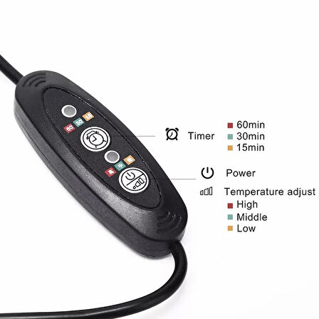 Usb Termal Isıtıcı Ped Karbon Fiber 5V Ayarlı Isıtmalı Giyim