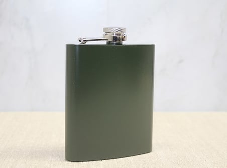 Özel Seri Taktiksel Ürün Avcılık Eşyası Cep Boyu Tekli Haki 7 Oz Matara