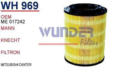 Wunder WH969 Hava Filtresi Mitsubishi Canter Hp2503 Fn0135 MRMOEM-1084223
