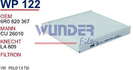 Wunder WP122 Polen Filtresi Polo 09-Cu26010 Fn8312 MRMOEM-1084330