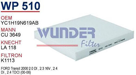 Wunder WP510 Polen Filtresi Transit Tourneo 06-Transit V347 Cu22013 Fn0053 MRMOEM-1084564