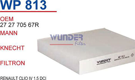 Wunder WP813 Polen Filtresi Clio IV Sandero Cu22011 Fn7009 X MRMOEM-1084693