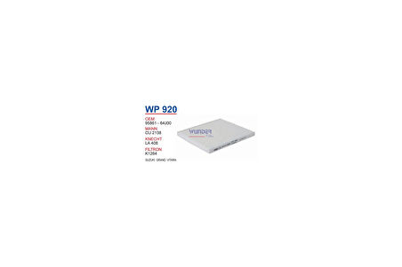 Wunder WP920 Polen Filtresi Suzuki Vitara Cu2138 MRMOEM-1084793