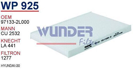 Wunder WP925 Polen Filtresi Hyundai I30-Cuk2532 MRMOEM-1084803