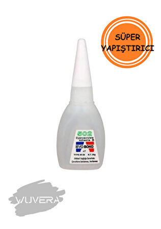 Wuvera 502 Japon Yapıştırıcısı – Süper Güçlü, Hızlı Kuruma, 20 gr