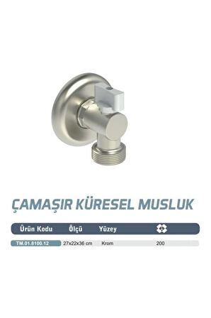 Mini Küresel Çamaşır Bulaşık Makinesi Musluğu Tm01810012