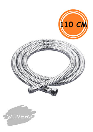Wuvera 110 cm Berber Duş Hortumu - Dayanıklı ve Esnek Tasarım