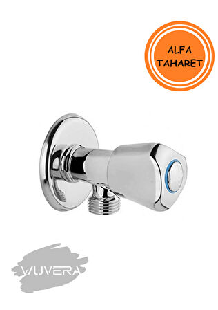 Wuvera Alfa Taharet Musluğu – Polisajlı Parlak Gövde, 1/2” Duvar Bağlantı & Tek Girişli