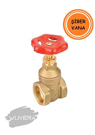 Wuvera 3/4” Şiber Vana – %100 Pirinç Gövde, Yüksek Basınç Dayanımı & Sızdırmaz Tasarım
