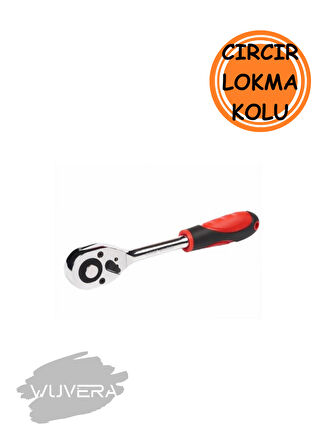 Wuvera 1/2” Cırcır Lokma Anahtar – Ağır Yükler İçin Güçlü ve Pratik El Aleti
