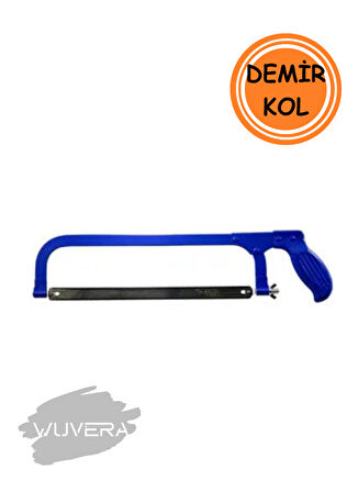 Wuvera 300 mm Ergonomik Demir Testere Kolu – Döküm Gövde, Güçlü Kesim Performansı