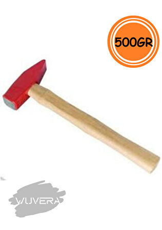 Wuvera 500 Gram Çelik Çekiç – Ahşap Saplı Pratik El Aleti