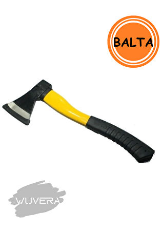 Wuvera Fiber Saplı Balta – Keskin ve Dayanıklı Çok Amaçlı Balta