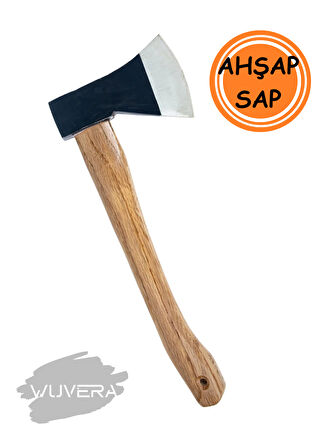 Wuvera Ahşap Saplı Balta – Güçlü, Dengeli ve Ergonomik Kesim Aracı