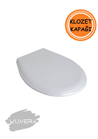 WUVERA Kolay Kurulum Beyaz Klozet Kapağı