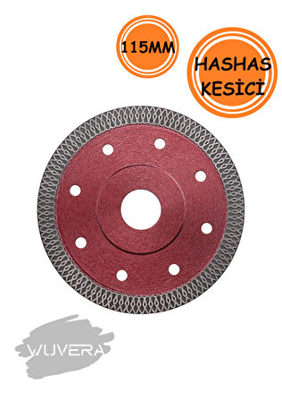 Wuvera 115 mm Seramik Mermer Fayans Kesici – İnce ve Pürüzsüz Kesim Diski