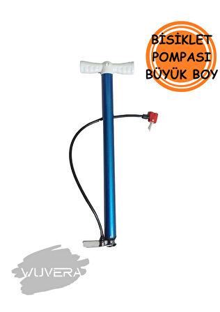 Wuvera Büyük Boy Bisiklet Pompası – Kolay Kullanım, Güçlü Performans
