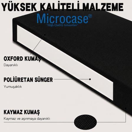 Microcase Çok Amaçlı El Tutacaklı Taşınabilir Tamirci Bahçe Peyzaj Diz Koyma Minderi 2 Adet AL5586