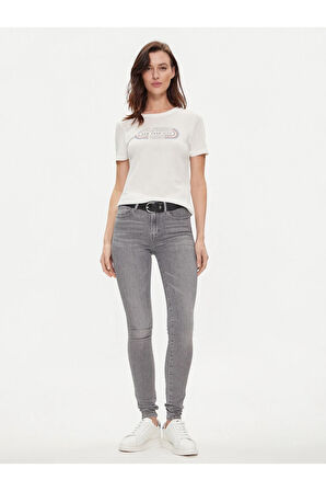 Arşiv Parça Logosu Slim Fit Tişört