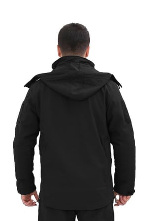 Dağcı Kıyafeti Avcı Giysisi Single Sword Su&Rüzgâr Geçirmez Kapüşonlu Softshell Kışlık Erkek Mont