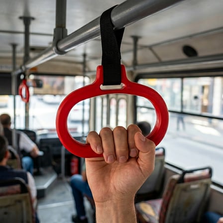 Microcase Ergonomik Çok Amaçlı Taşıma ve Destek Tutacağı – Kaydırmaz Güçlü Kavrama Aparatı – Spor, Alışveriş ve Endüstriyel Kullanıma Uygun 1 Adet Kırmızı - AL5876
