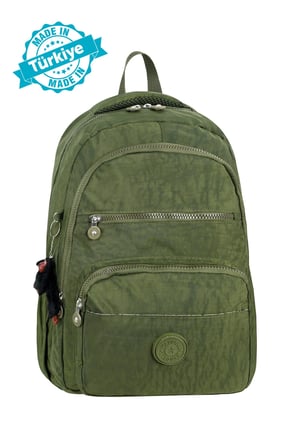 Waddell Kılınkır Kumaş Unisex Çok Bölmeli Okul Günlük Spor Sırt Çanta 45-35-20 Maymun Hediyeli