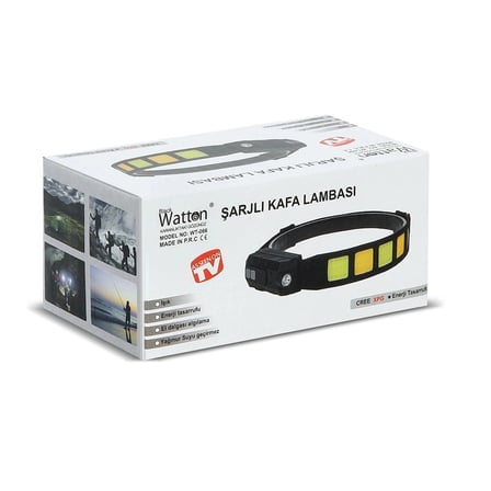 Sensörlü COB XPG LED Kafa Lambası Yolculuk Araç Seyahat