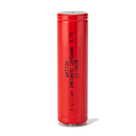 18650 2450mAh 3.7V Li-ion Şarj Edilebilir Pil WT-INR18650 Elektronik Batarya Teknolojik Güç