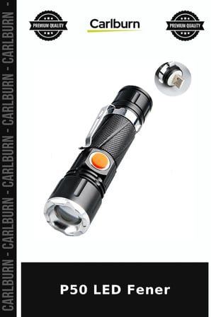 P50 LED Fener Araç Lambası Acil Durum Işığı